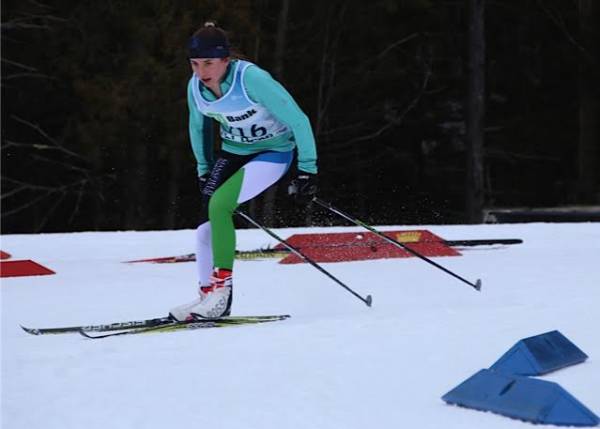 Ali rounds the turn hammering out a 5k!