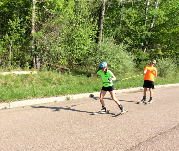 Rachel and Ben towing in style