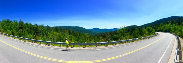 Amy nearing the top!