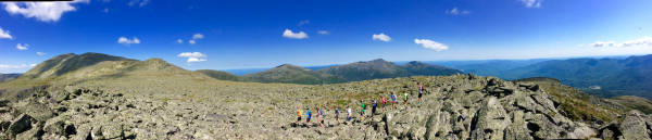 Lunar landscape on the approach to Mt Washington