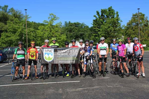 Biking crew getting ready to send it
