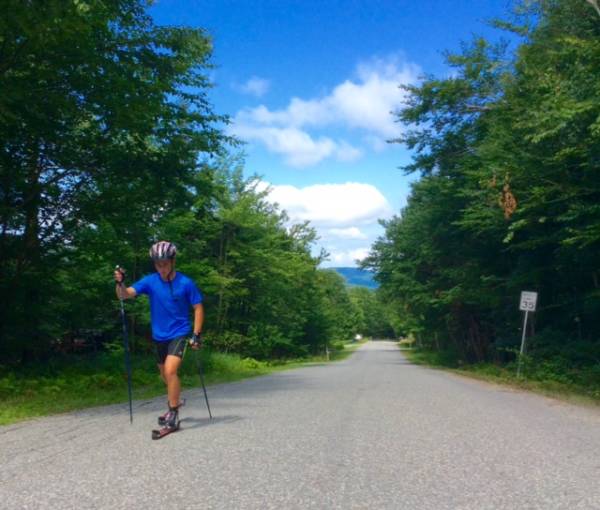 Marti on the straightaway to the top: 3x15 min L3