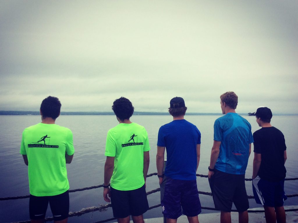 cruising across the lake