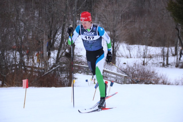 This biathlete can still rock it on some classic skis! 