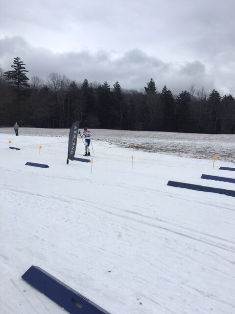 Liam Vile at the turn-around at Rikert